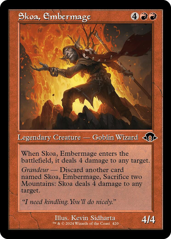 Skoa, Embermage (Retro Frame) [MH3 - 420] - Cartes Sportives Rive Sud