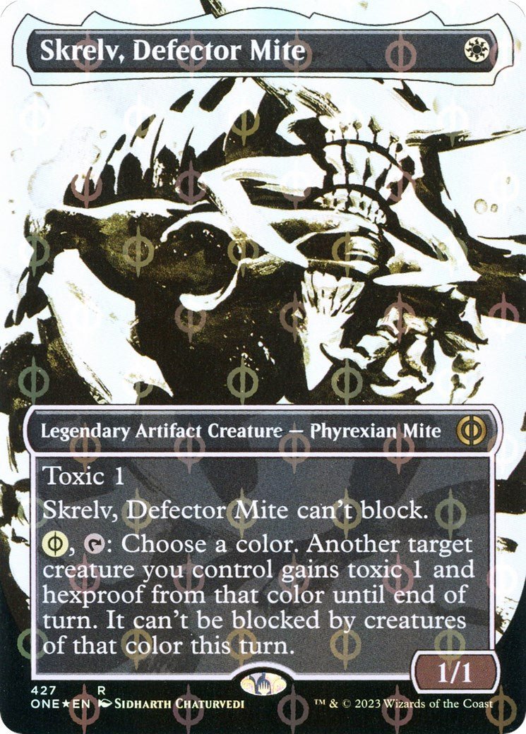 Skrelv, Defector Mite (Showcase) (Step - and - Compleat Foil) [ONE - 427] - Cartes Sportives Rive Sud