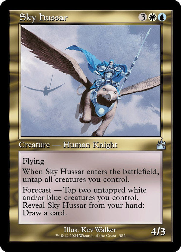 Sky Hussar (Retro Frame) [RVR - 382] - Cartes Sportives Rive Sud