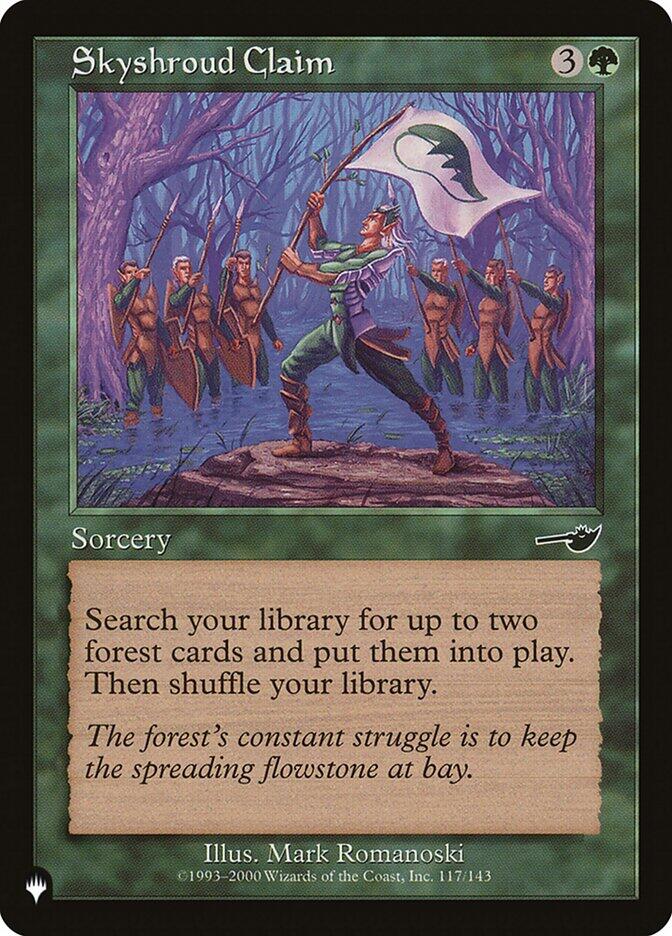 Skyshroud Claim [LIST - 117/143] - Cartes Sportives Rive Sud