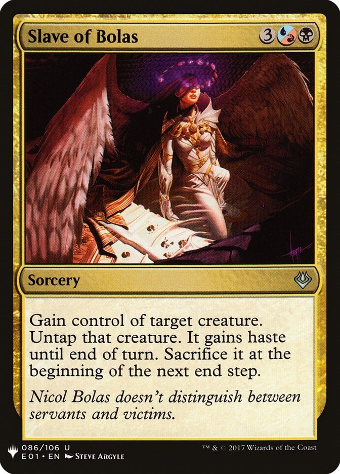 Slave of Bolas [LIST - 86] - Cartes Sportives Rive Sud