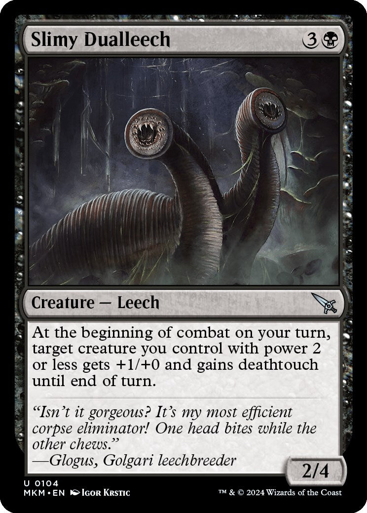 Slimy Dualleech [MKM - 104] - Cartes Sportives Rive Sud