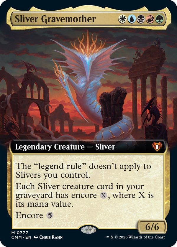 Sliver Gravemother (Extended Art) [CMM - 777] - Cartes Sportives Rive Sud