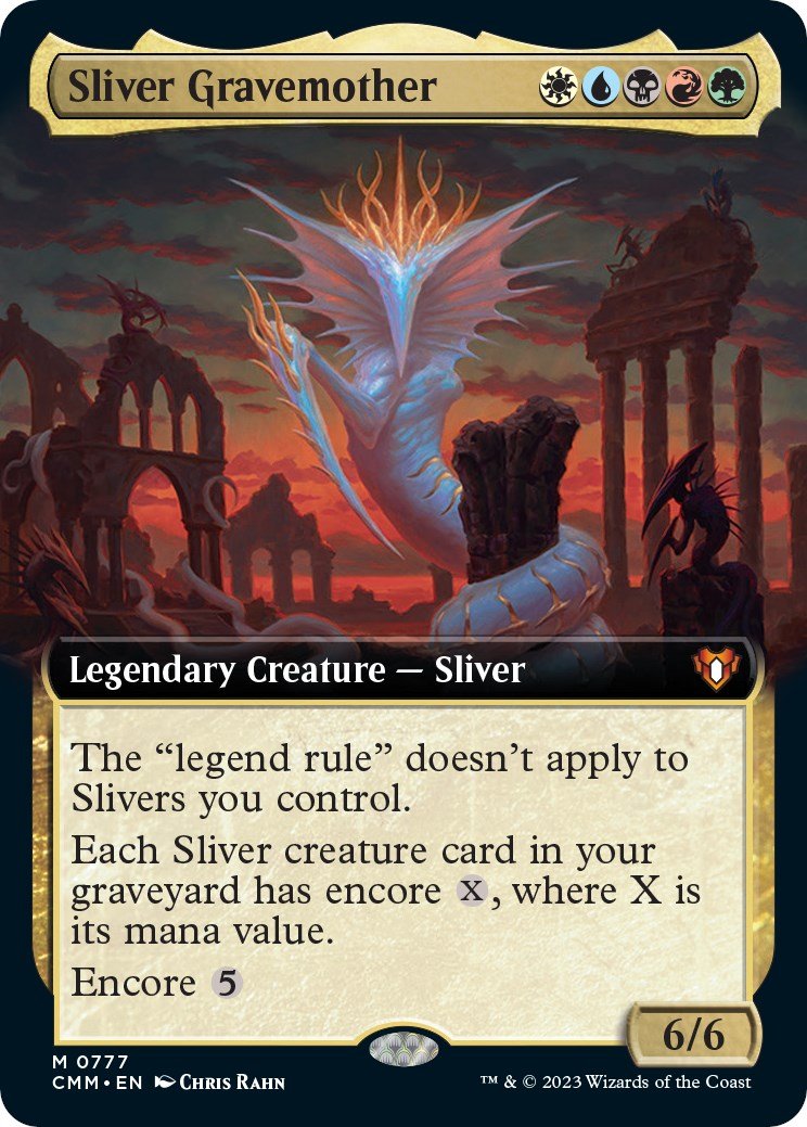 Sliver Gravemother (Extended Art) [CMM - 777] - Cartes Sportives Rive Sud