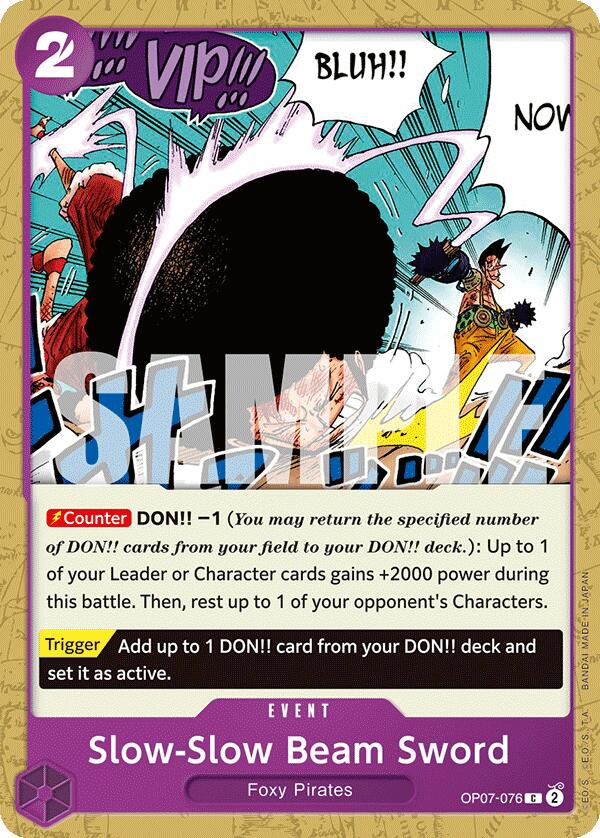 Slow - Slow Beam Sword [OP07 - OP07 - 076] - Cartes Sportives Rive Sud