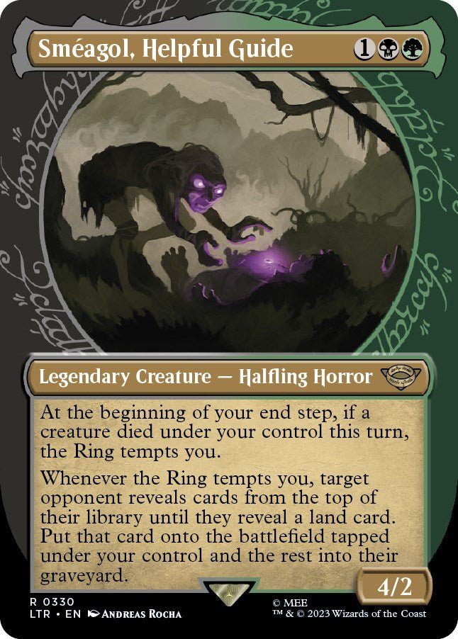 Smeagol, Helpful Guide (Showcase) [LTR - 330] - Cartes Sportives Rive Sud