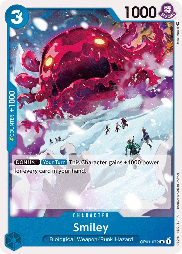 Smiley [OP01 - OP01 - 072] - Cartes Sportives Rive Sud