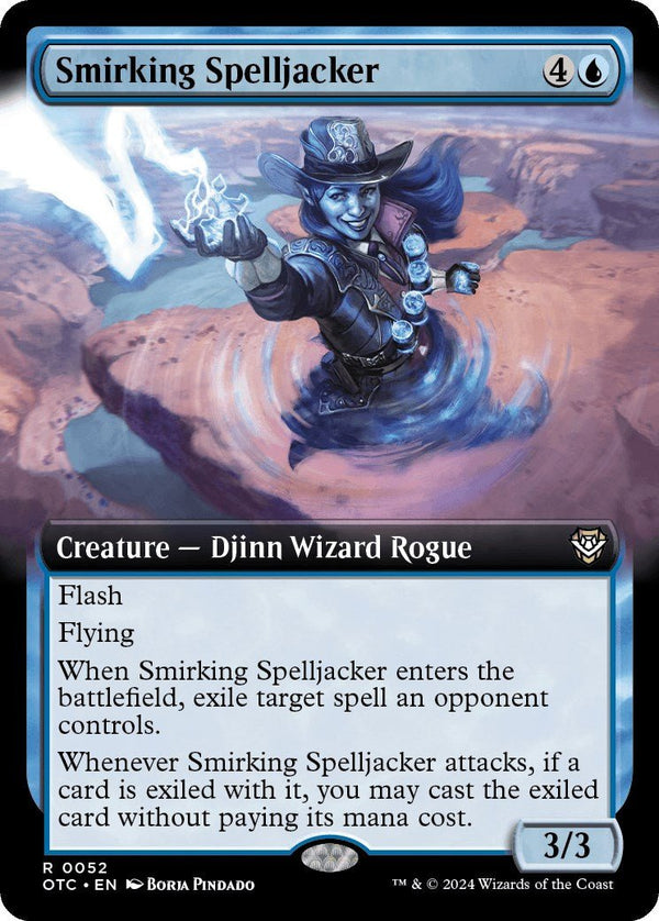 Smirking Spelljacker (Extended Art) [OTC - 52] - Cartes Sportives Rive Sud