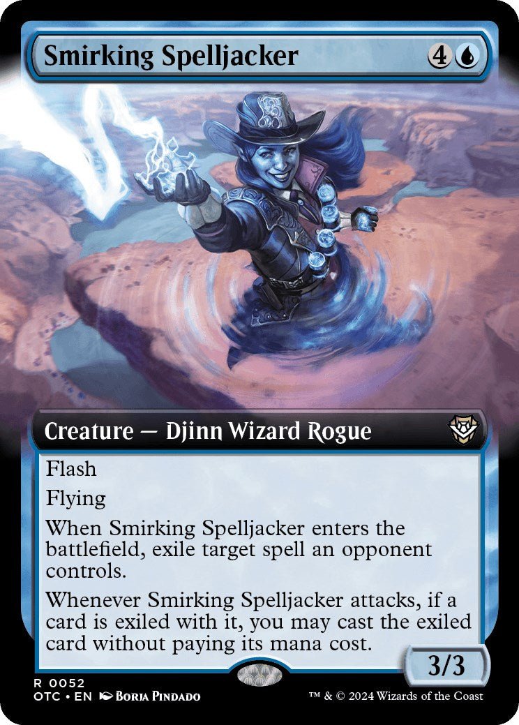 Smirking Spelljacker (Extended Art) [OTC - 52] - Cartes Sportives Rive Sud