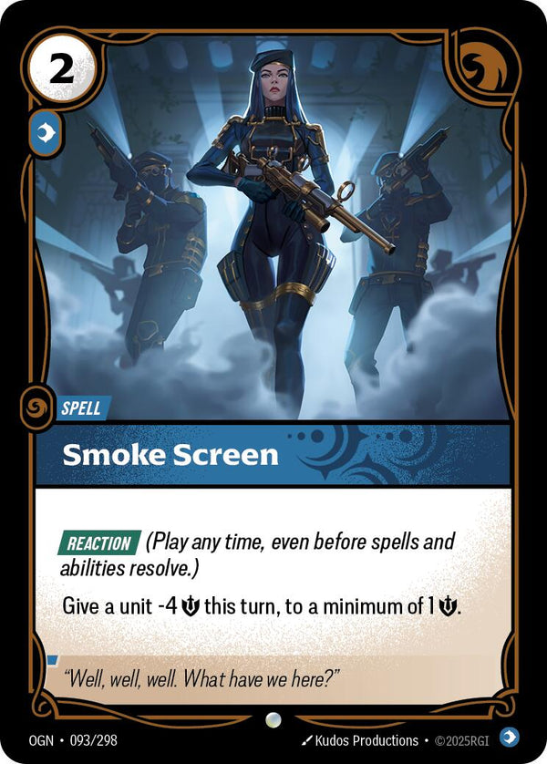Smoke Screen [OGN - 093/298] - Cartes Sportives Rive Sud