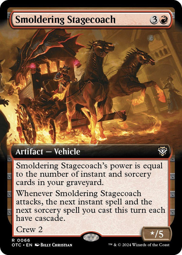 Smoldering Stagecoach (Extended Art) [OTC - 66] - Cartes Sportives Rive Sud
