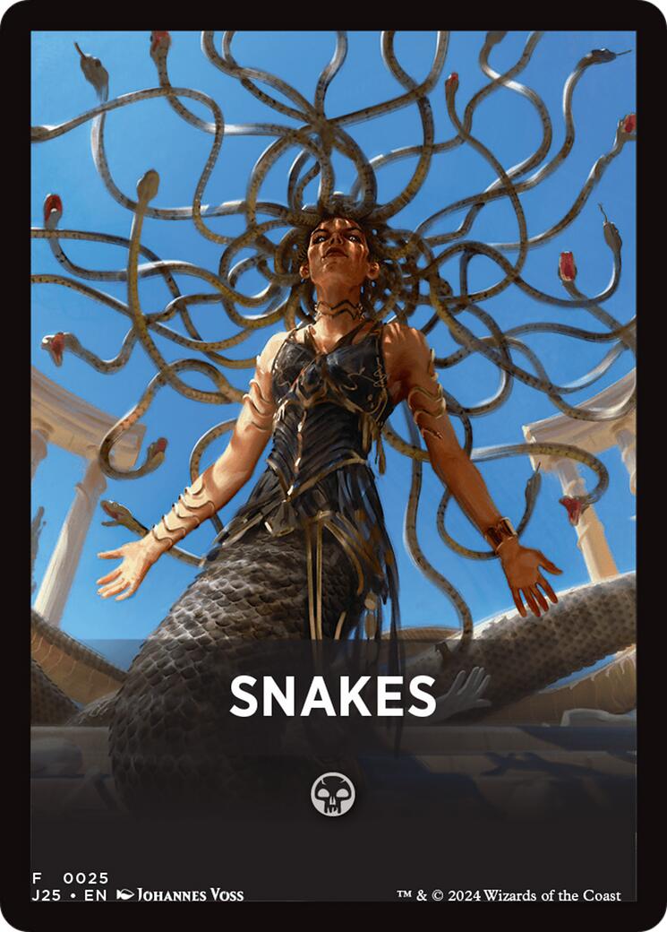 Snakes Theme Card [J25 - 25] - Cartes Sportives Rive Sud