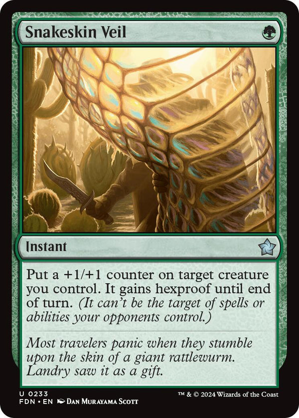 Snakeskin Veil [FDN - 233] - Cartes Sportives Rive Sud