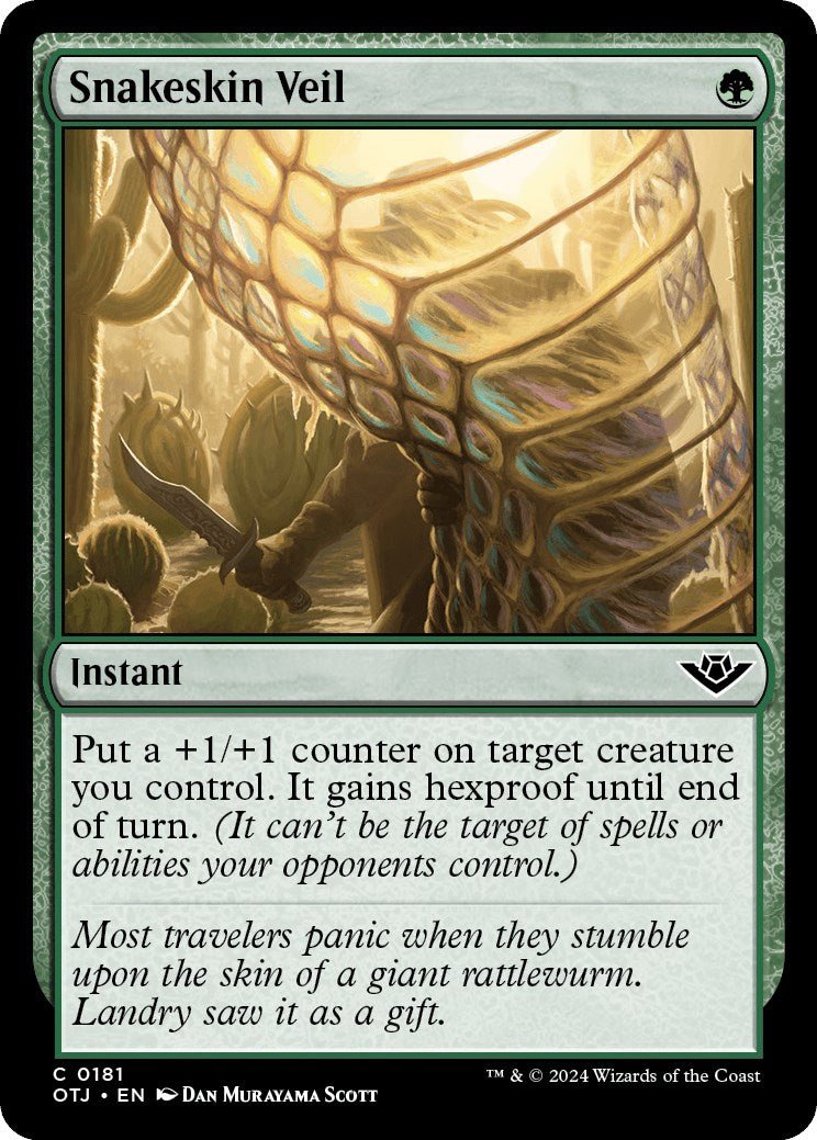 Snakeskin Veil [OTJ - 181] - Cartes Sportives Rive Sud