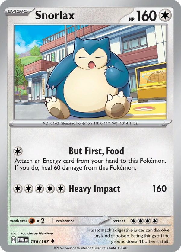 Snorlax [TWM - 136] - Cartes Sportives Rive Sud
