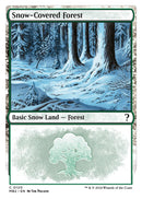 Snow-Covered Forest (White Border) [MB2 - 120] - Cartes Sportives Rive Sud