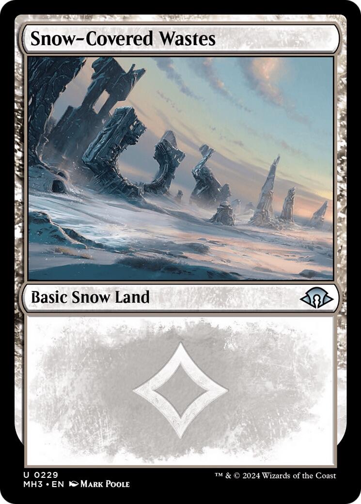 Snow - Covered Wastes (0229) [MH3 - 229] - Cartes Sportives Rive Sud