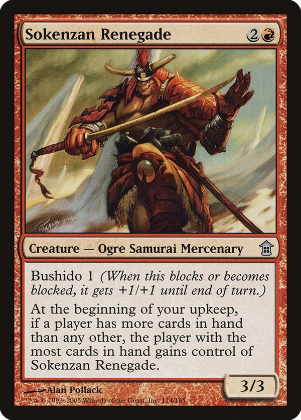 Sokenzan Renegade [SOK - 114] - Cartes Sportives Rive Sud