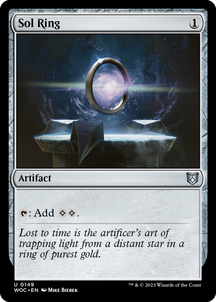 Sol Ring [WOC - 149] - Cartes Sportives Rive Sud