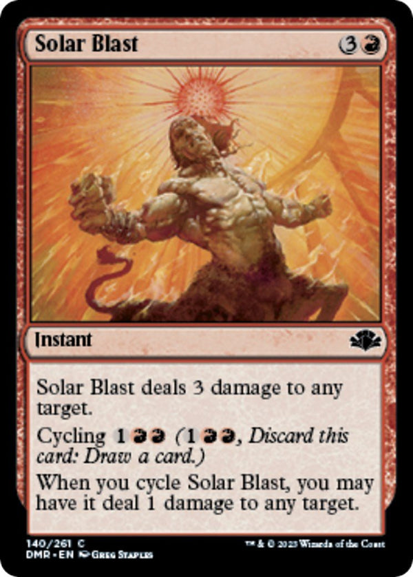 Solar Blast [DMR - 140] - Cartes Sportives Rive Sud