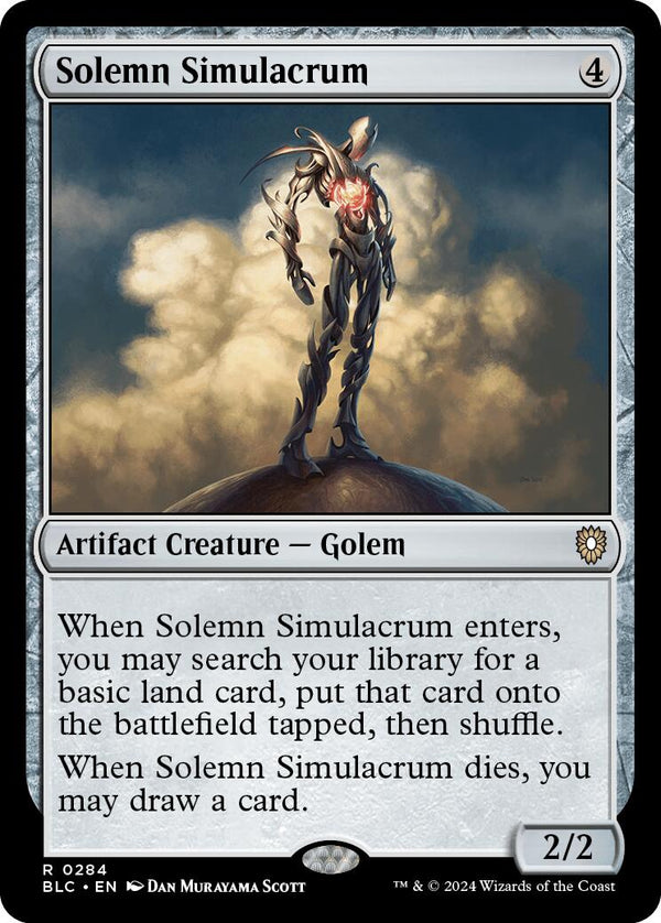 Solemn Simulacrum [BLC - 284] - Cartes Sportives Rive Sud