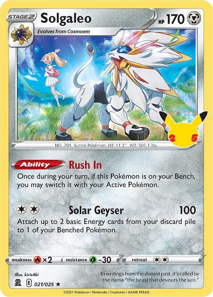 Solgaleo [CLB - 021/025] - Cartes Sportives Rive Sud