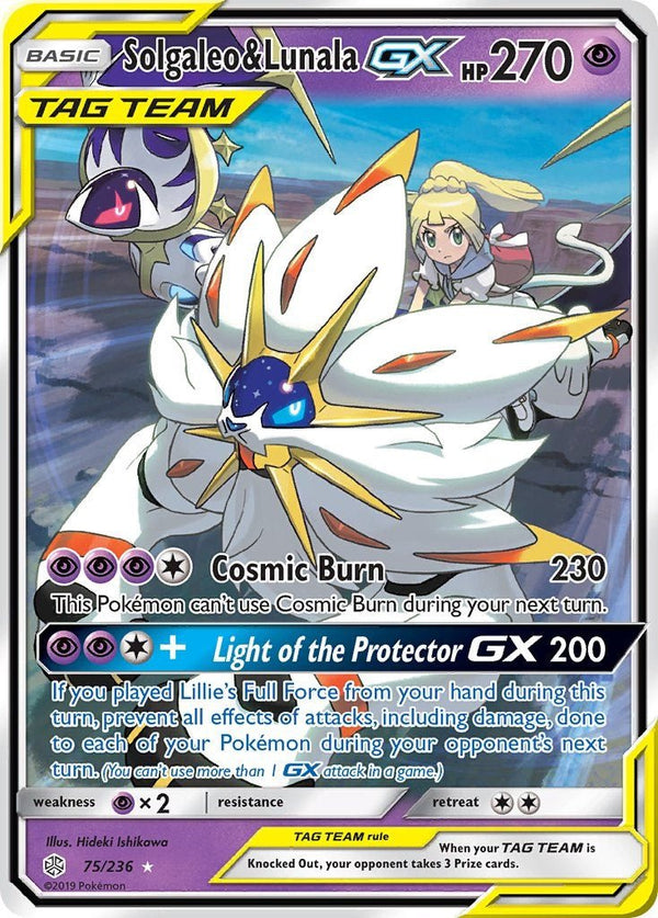 Solgaleo & Lunala GX [SM12 - 75/236] - Cartes Sportives Rive Sud
