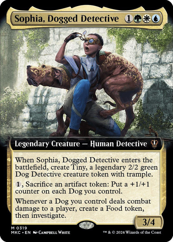 Sophia, Dogged Detective (Extended Art) [MKC - 319] - Cartes Sportives Rive Sud