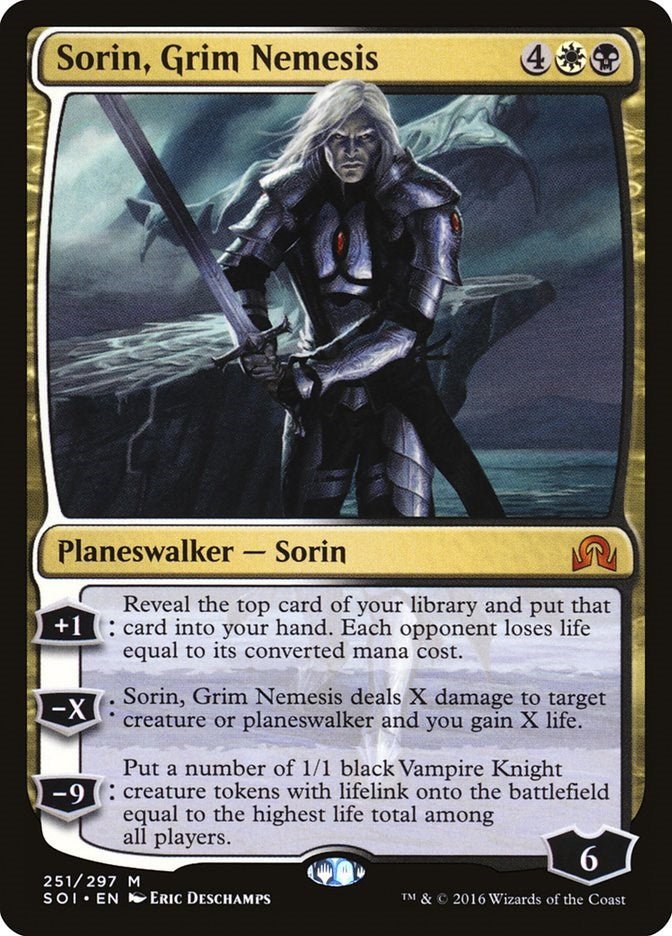 Sorin, Grim Nemesis [SOI - 251] - Cartes Sportives Rive Sud