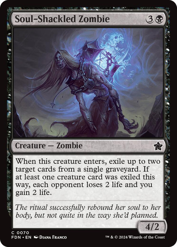 Soul - Shackled Zombie [FDN - 70] - Cartes Sportives Rive Sud