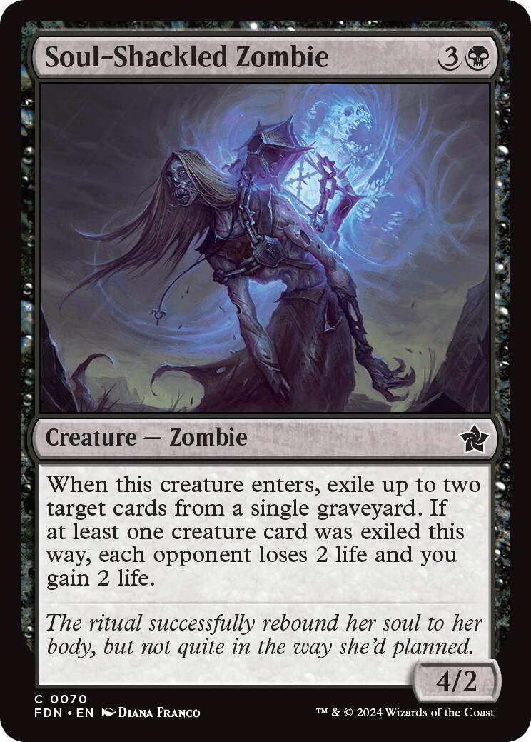 Soul - Shackled Zombie [FDN - 70] - Cartes Sportives Rive Sud