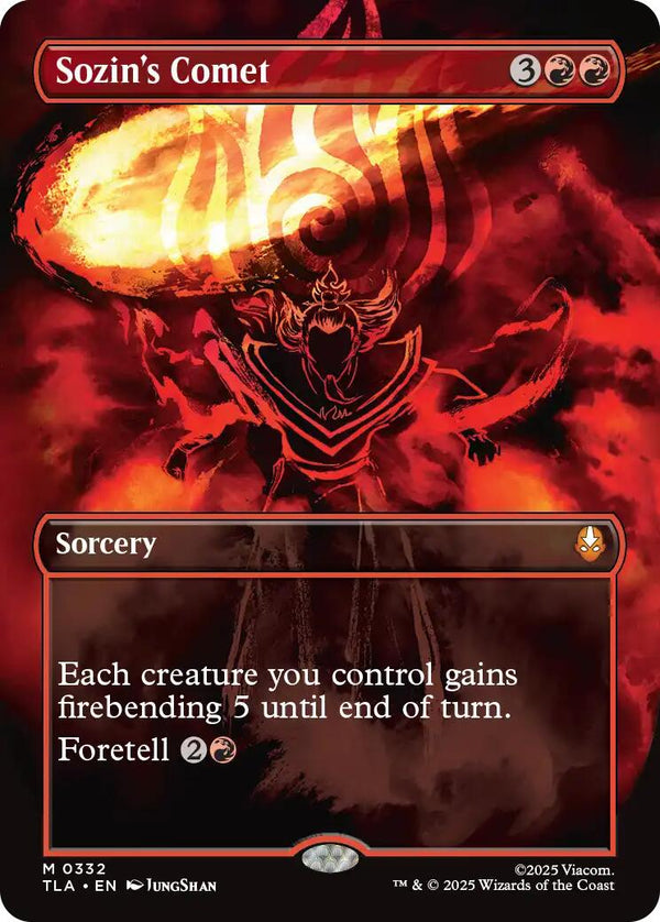 Sozin's Comet (0332) (Borderless) [TLA - 332] - Cartes Sportives Rive Sud