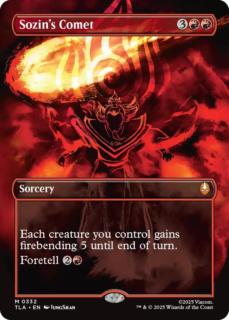 Sozin's Comet (0332) (Borderless) [TLA - 332] - Cartes Sportives Rive Sud