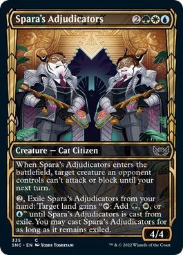 Spara's Adjudicators (Showcase) [SNC - 335] - Cartes Sportives Rive Sud