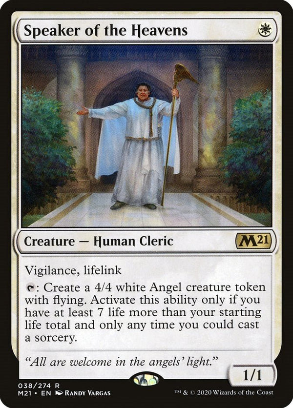 Speaker of the Heavens [M21 - 38] - Cartes Sportives Rive Sud