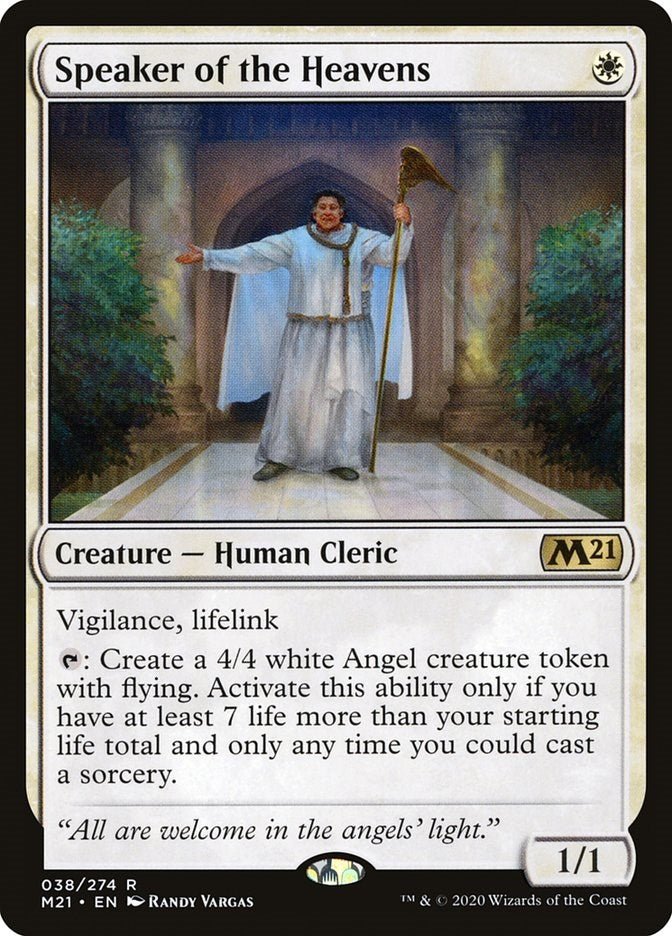 Speaker of the Heavens [M21 - 38] - Cartes Sportives Rive Sud