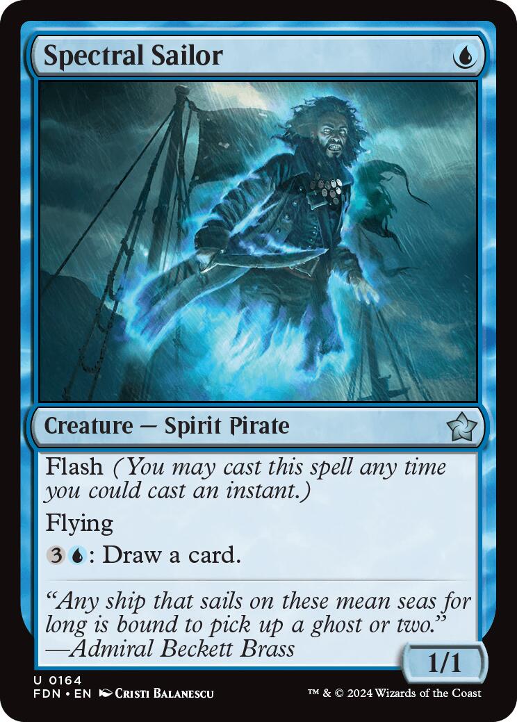 Spectral Sailor [FDN - 164] - Cartes Sportives Rive Sud