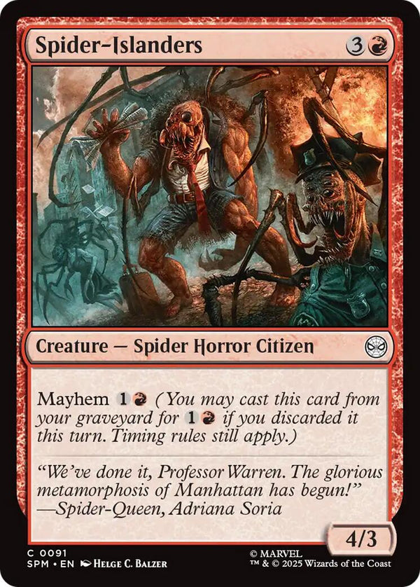 Spider - Islanders [SPM - 91] - Cartes Sportives Rive Sud
