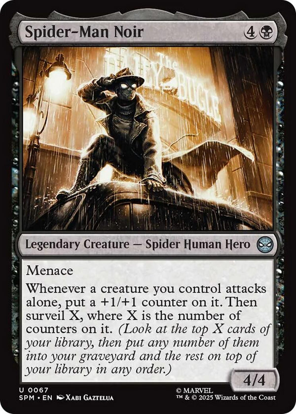 Spider - Man Noir [SPM - 67] - Cartes Sportives Rive Sud