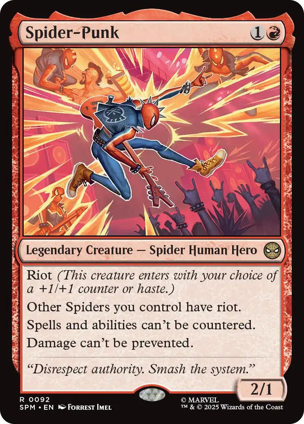 Spider - Punk [SPM - 92] - Cartes Sportives Rive Sud