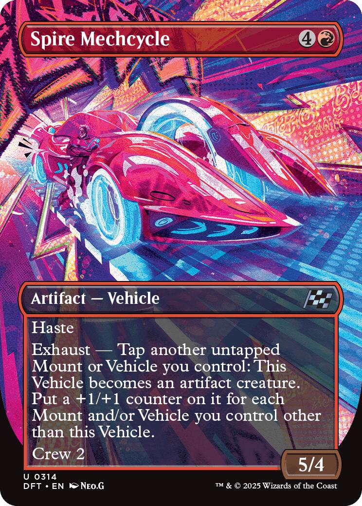 Spire Mechcycle (Borderless) [DFT - 314] - Cartes Sportives Rive Sud
