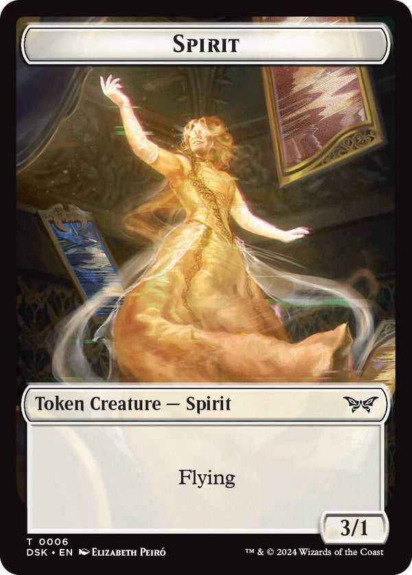 Spirit (0006) // Treasure Double - Sided Token [DSK - 6 // 15] - Cartes Sportives Rive Sud
