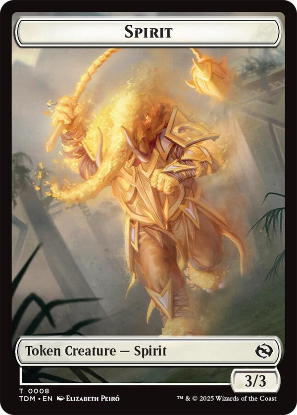 Spirit (0008) // Spirit (0009) Double - Sided Token [TDM - 8 // 9] - Cartes Sportives Rive Sud