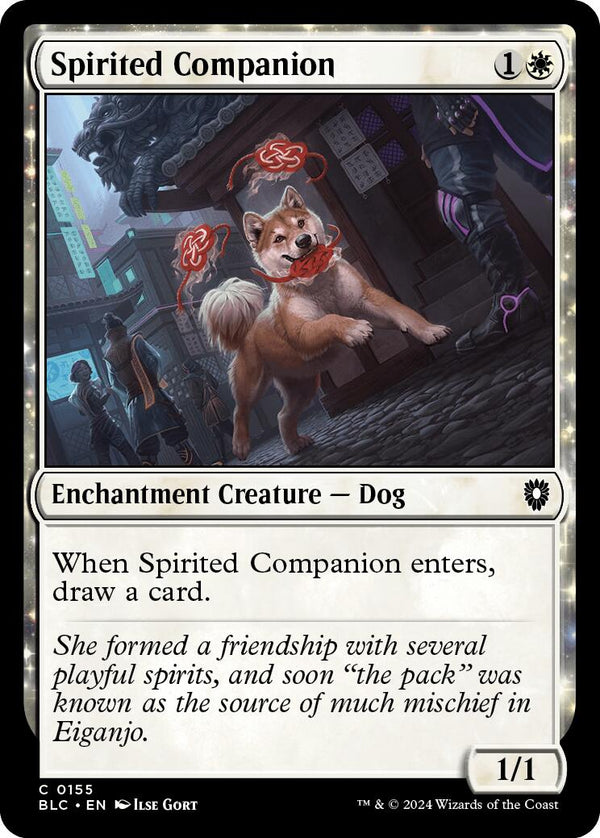 Spirited Companion [BLC - 155] - Cartes Sportives Rive Sud