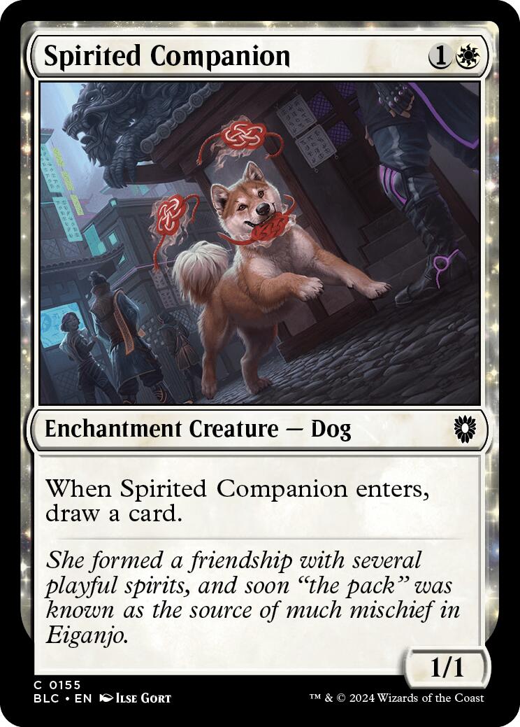 Spirited Companion [BLC - 155] - Cartes Sportives Rive Sud