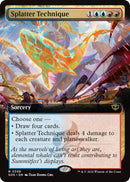 Splatter Technique (Extended Art) [SOS - 356] - Cartes Sportives Rive Sud