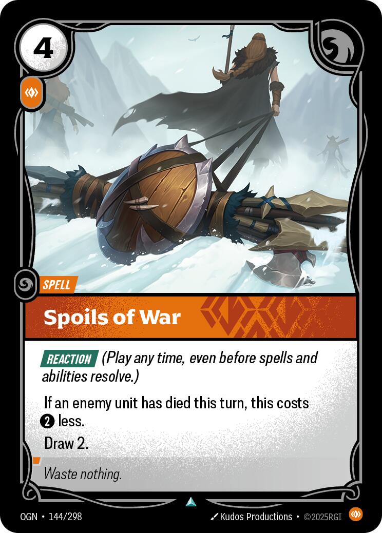 Spoils of War [OGN - 144/298] - Cartes Sportives Rive Sud