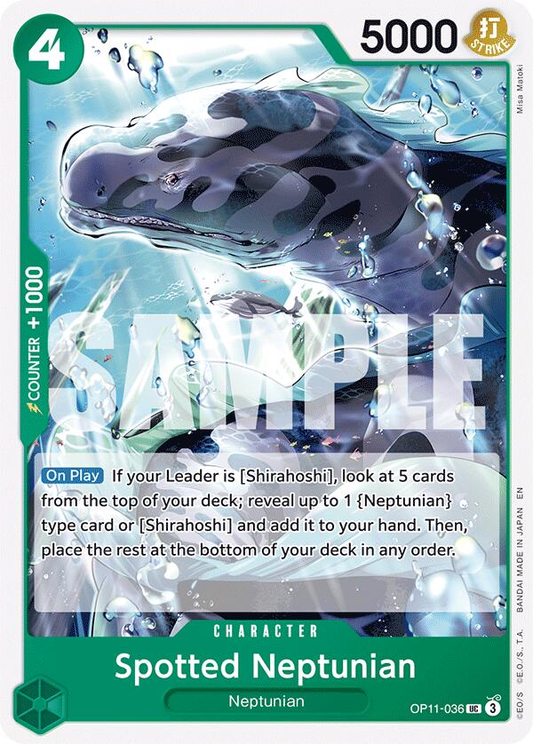 Spotted Neptunian [OP11 - OP11 - 036] - Cartes Sportives Rive Sud