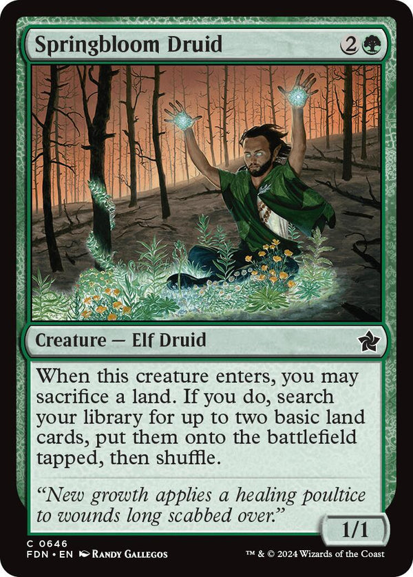 Springbloom Druid [FDN - 646] - Cartes Sportives Rive Sud