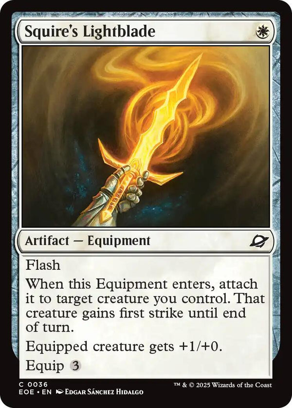 Squire's Lightblade [EOE - 36] - Cartes Sportives Rive Sud